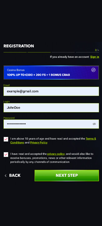 Processo di registrazione di Rtbet su smartphone Processo di registrazione di Rtbet su smartphone